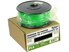 3D Printer Filament, 3.0mm PLA, Green